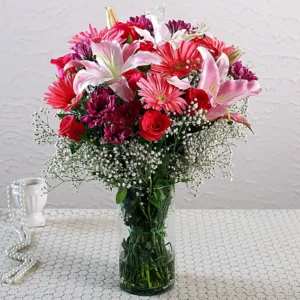 Blissful Bloom Vase Arrangement
